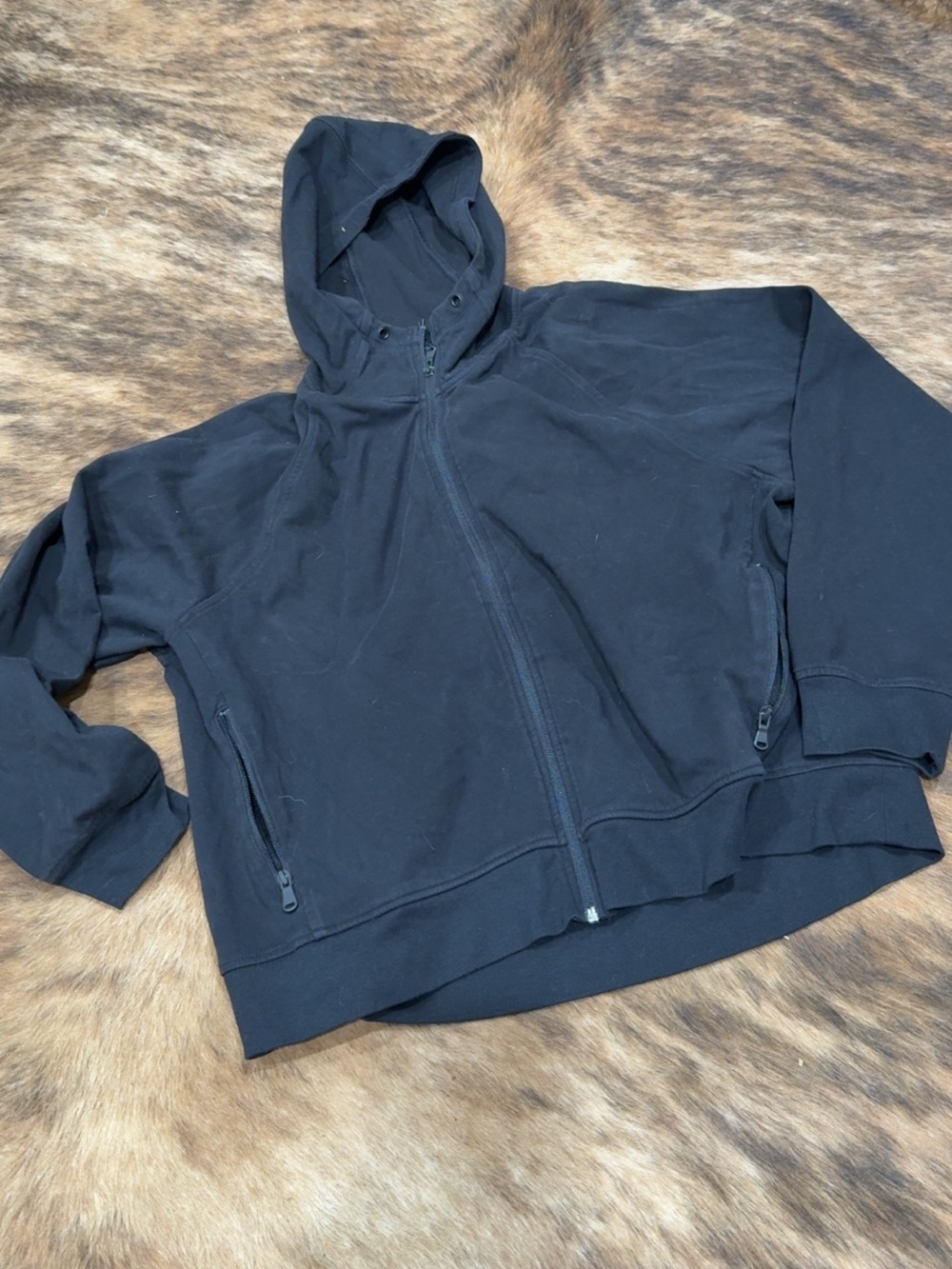 Old Navy Black Active Full-Zip Hoodie